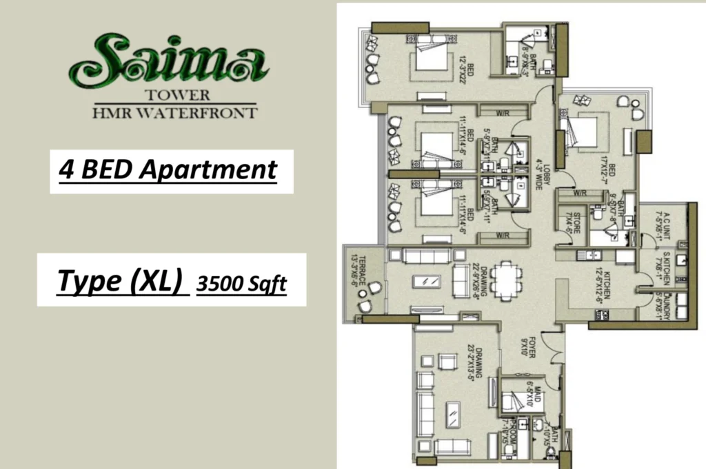 Saima HMR floor plan 3