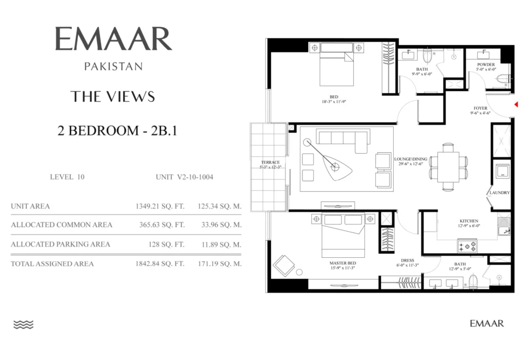 the emaar floor plan