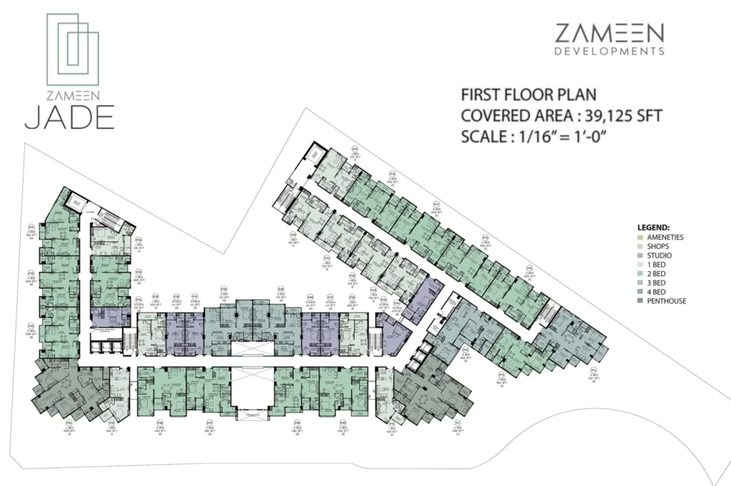 zameen Jade Floor plan 1