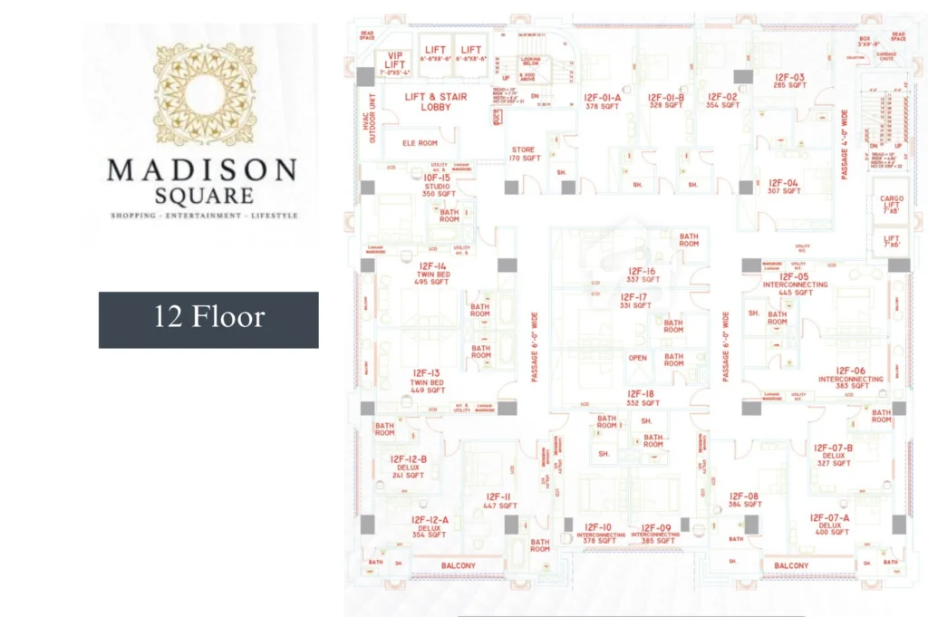 madison square floor plan 12