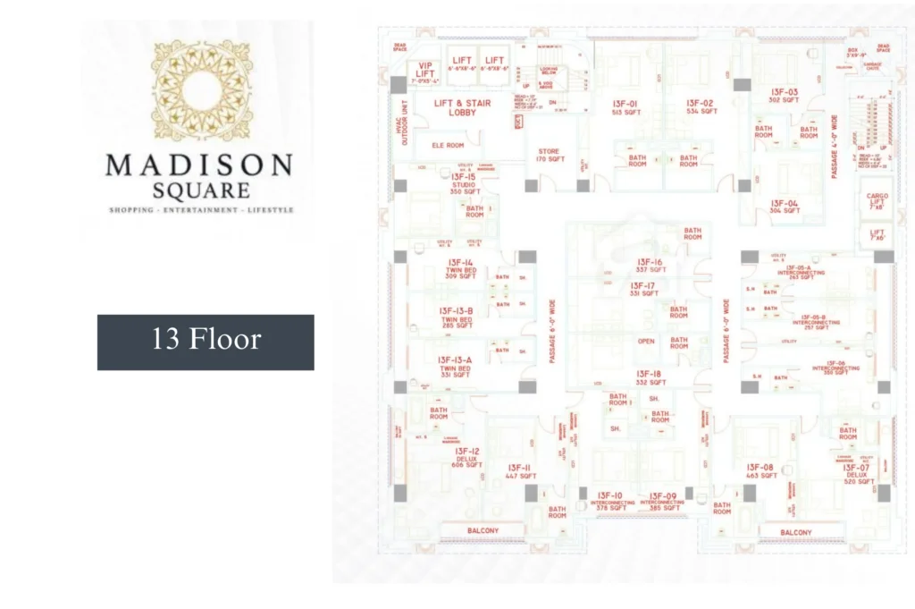 madison square floor plan 13