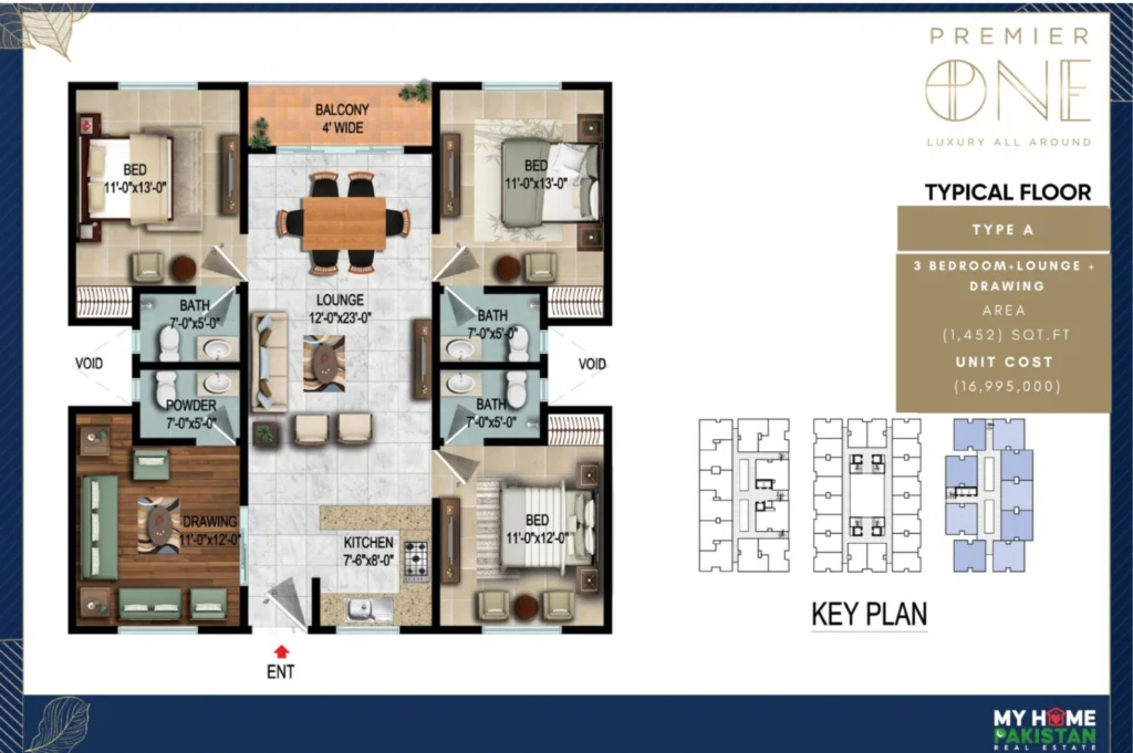 premier one floor plan