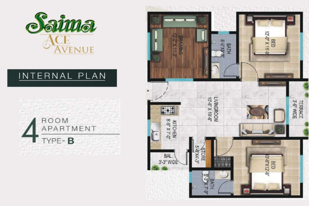 saima ace avenue floor plan 2