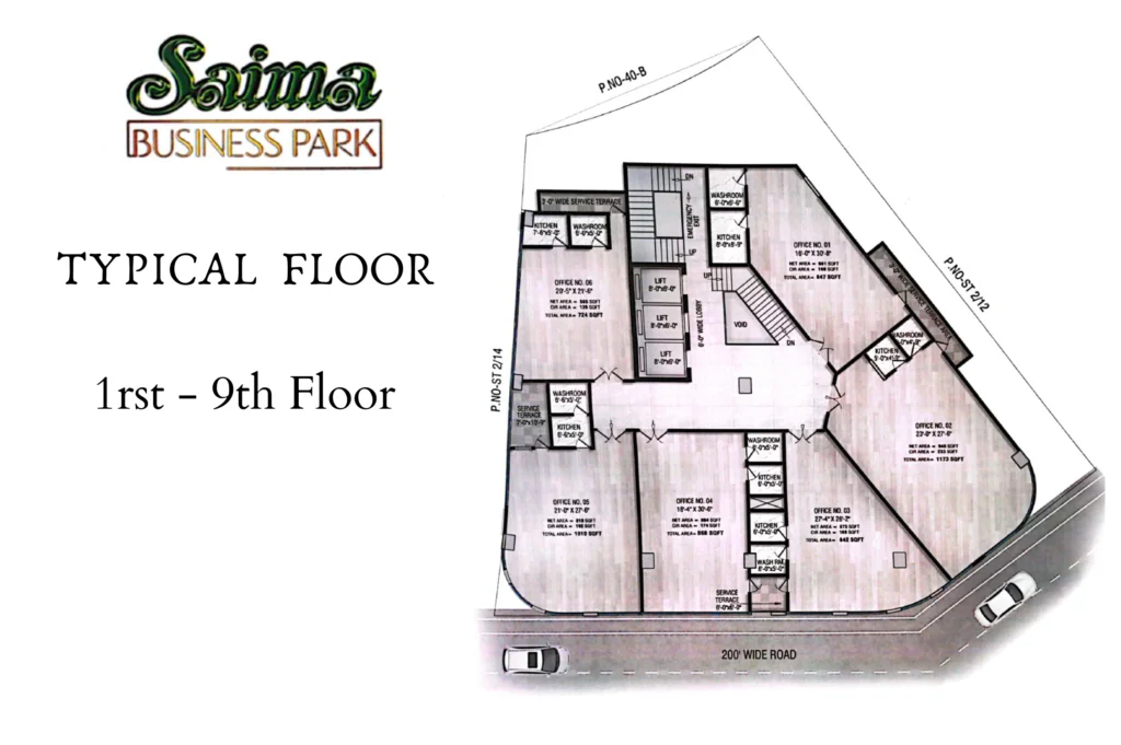 saima business park floor plan