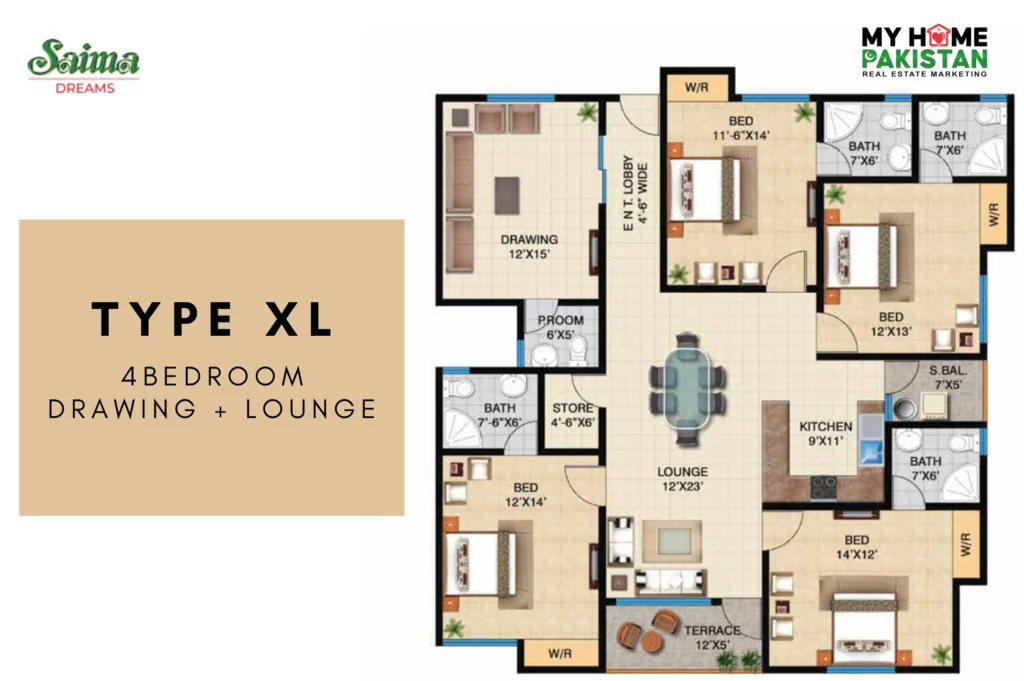 saima dreams floor plan 3