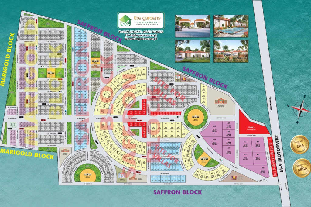 the gardens Floor plan