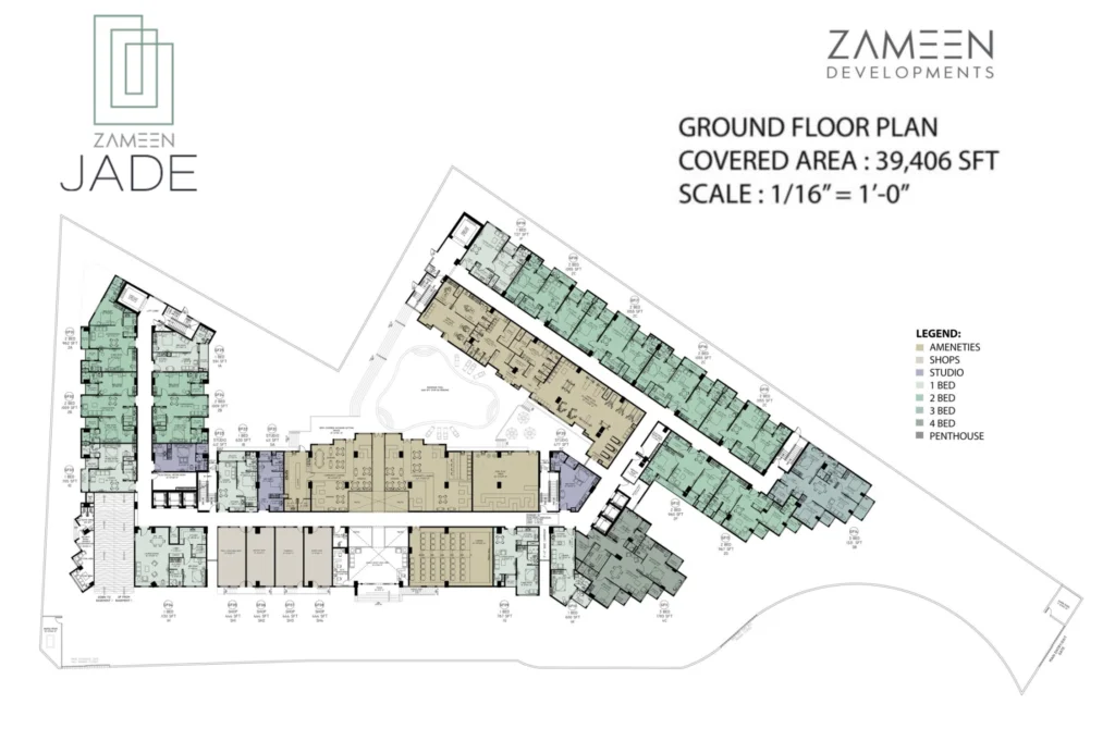 zameen Jade Floor plan ground