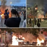 Chaos in Leeds: Vehicles Set Ablaze and Streets in Turmoil Over ‘Custody of Romanian Children’